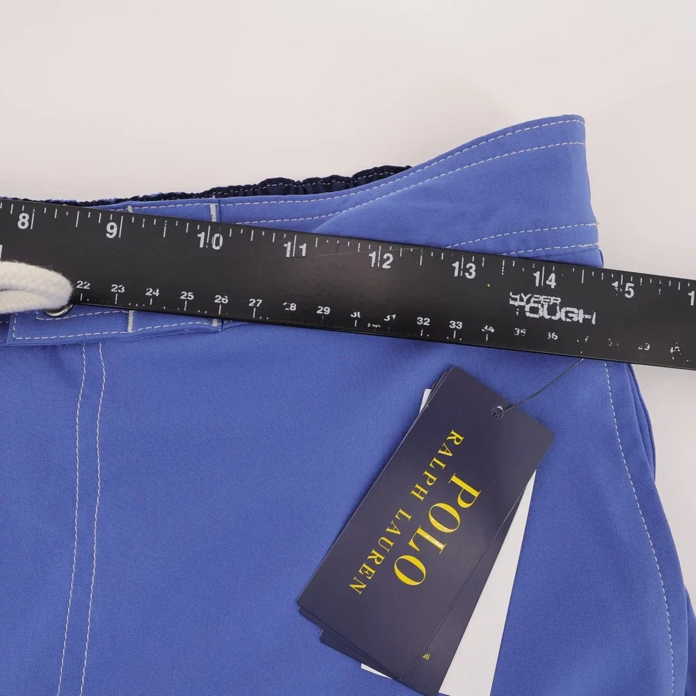 NEW Polo Ralph Lauren Cargo Board Shorts Blue Swim Trunks oMens Small